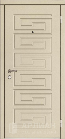 Фото «Светлая дверь с хромированной ручкой отделкой мдф с двух сторон №571»