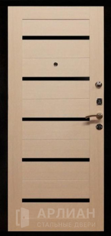 Фото №2 «Металлическая дверь с отделкой ясень в цвете графит №9»