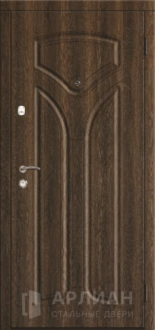 Фото «Металлическая дверь для загородного дома темно-коричневая №8»